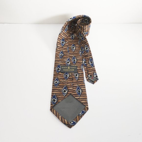 ROBERT TALBOTT NORDSTROM Silk Neck Tie 57" x 4" - Picture 3 of 4